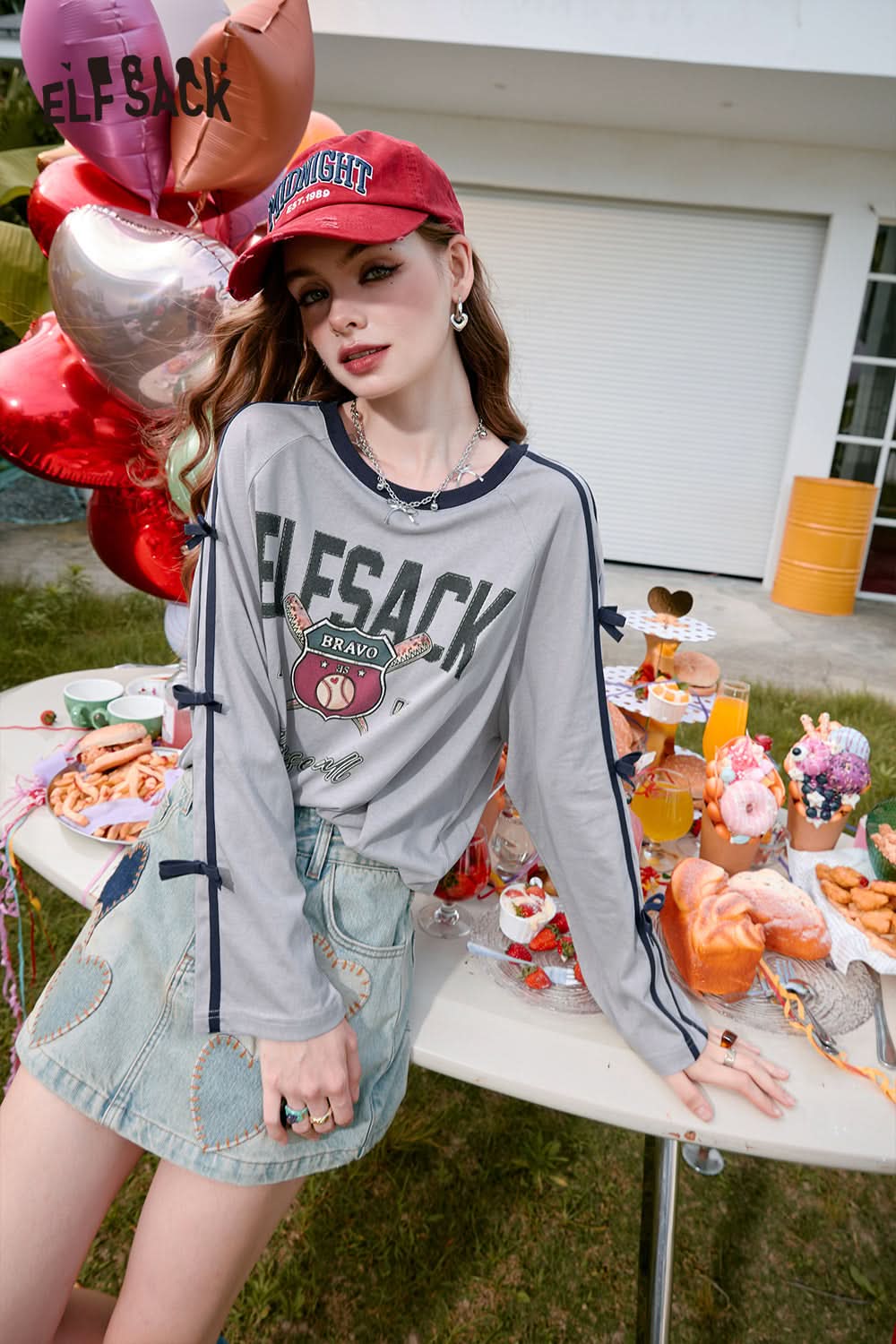 ELFSACK Gray Retro Washed Slim Pictorial Printed Casual Sleeveless Vest Suspenders