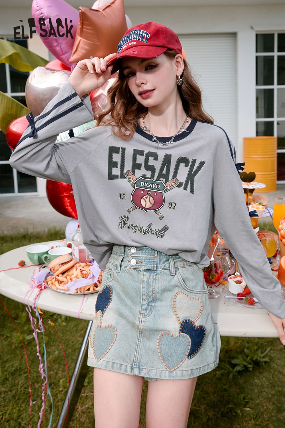 ELFSACK Gray Retro Washed Slim Pictorial Printed Casual Sleeveless Vest Suspenders