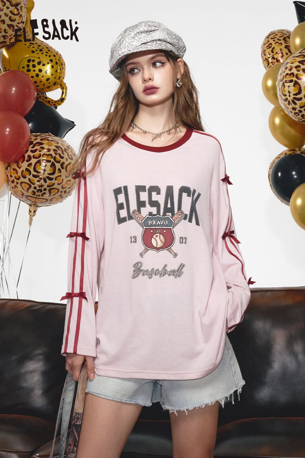 ELFSACK Gray Retro Washed Slim Pictorial Printed Casual Sleeveless Vest Suspenders