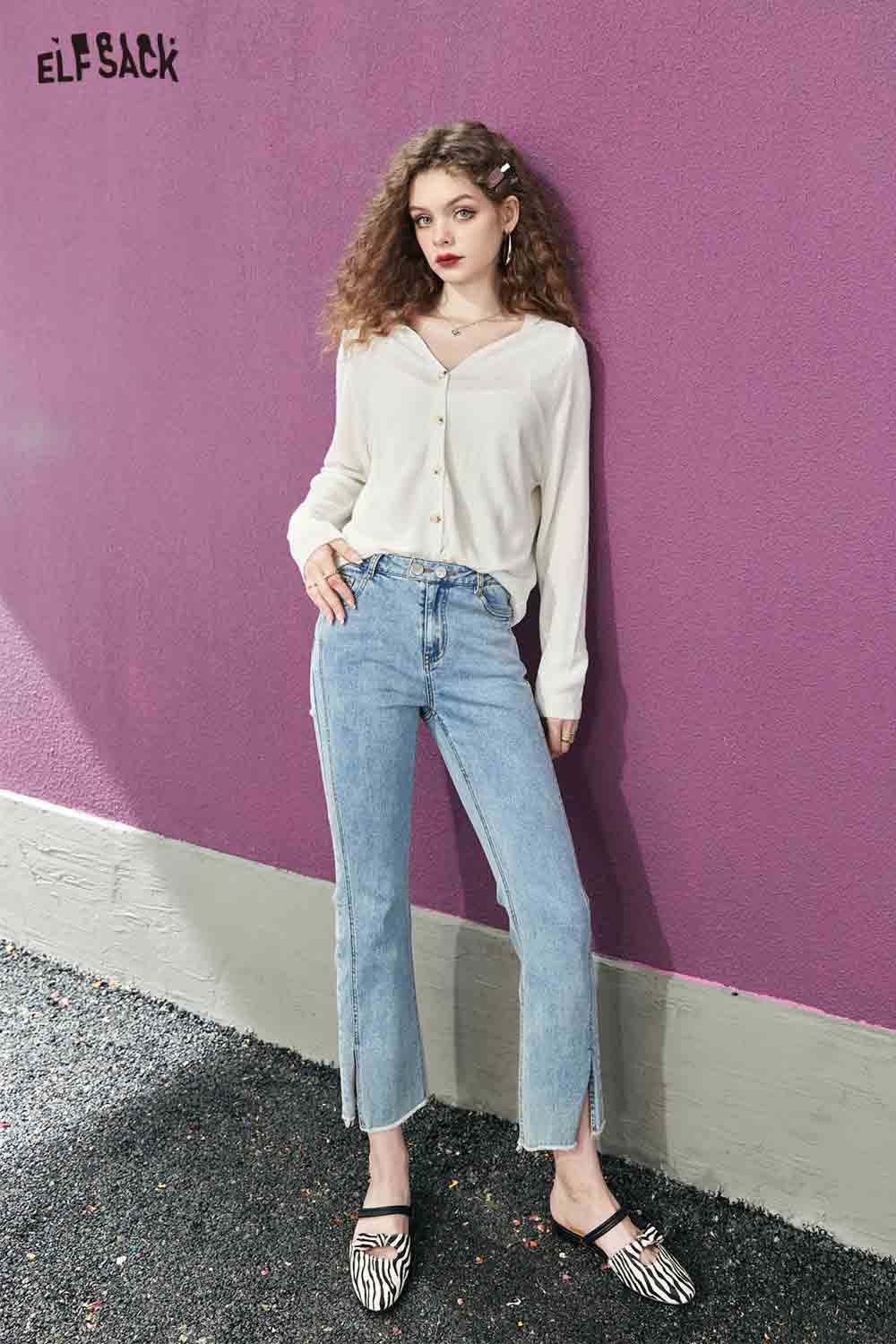 ELFSACK Button-Down Cardigan