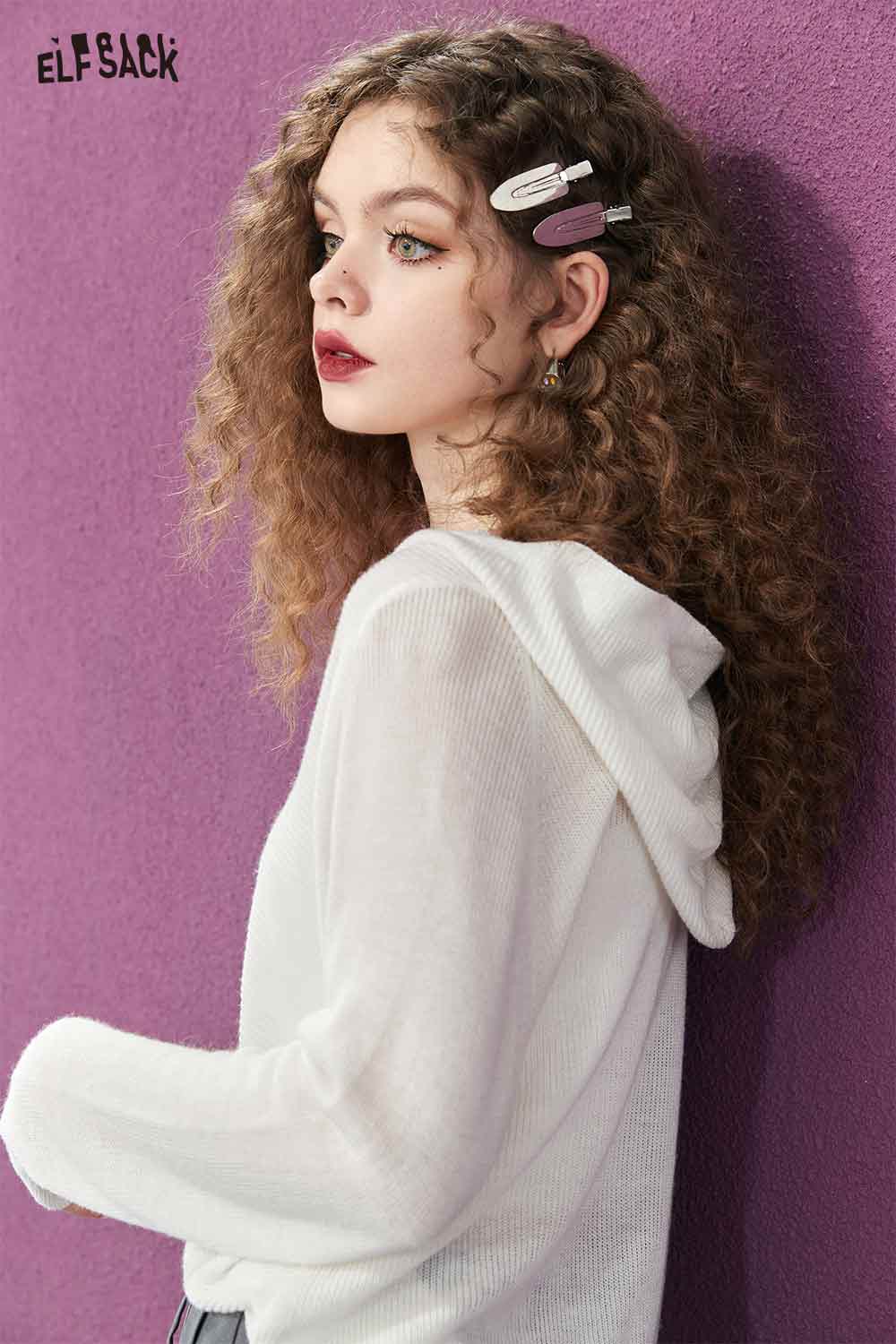 ELFSACK Button-Down Cardigan