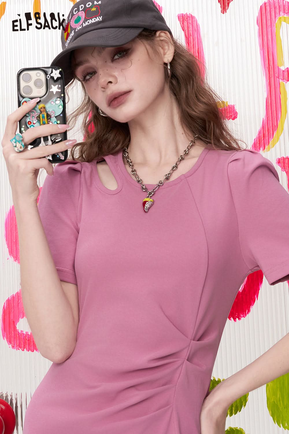 ELFSACK Chic T-Shirt Dress