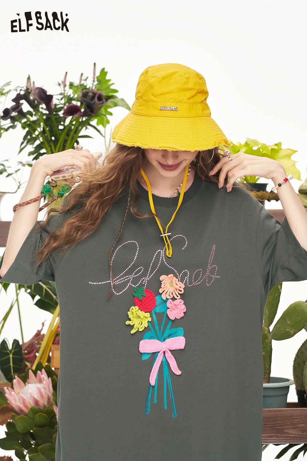 ELFSACK Lace Patchwork Chic Dress