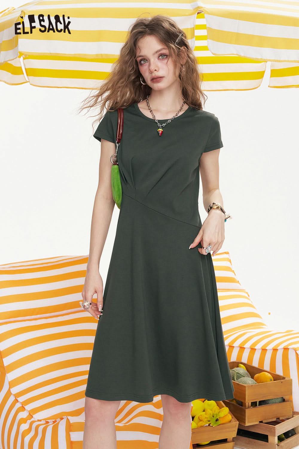 ELFSACK Basic Chic T-Shirt Dress