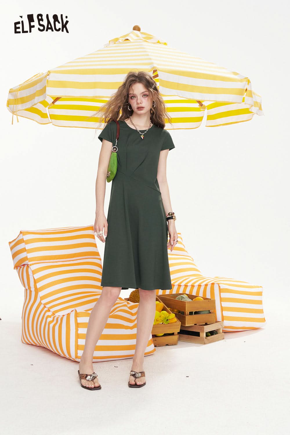 ELFSACK Basic Chic T-Shirt Dress