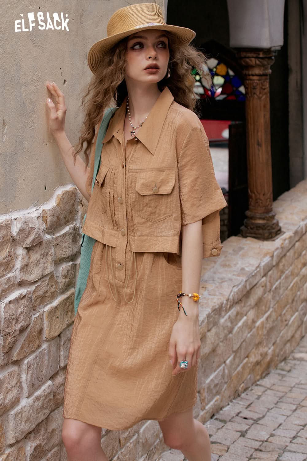 ELFSACK Loose Casual Dress