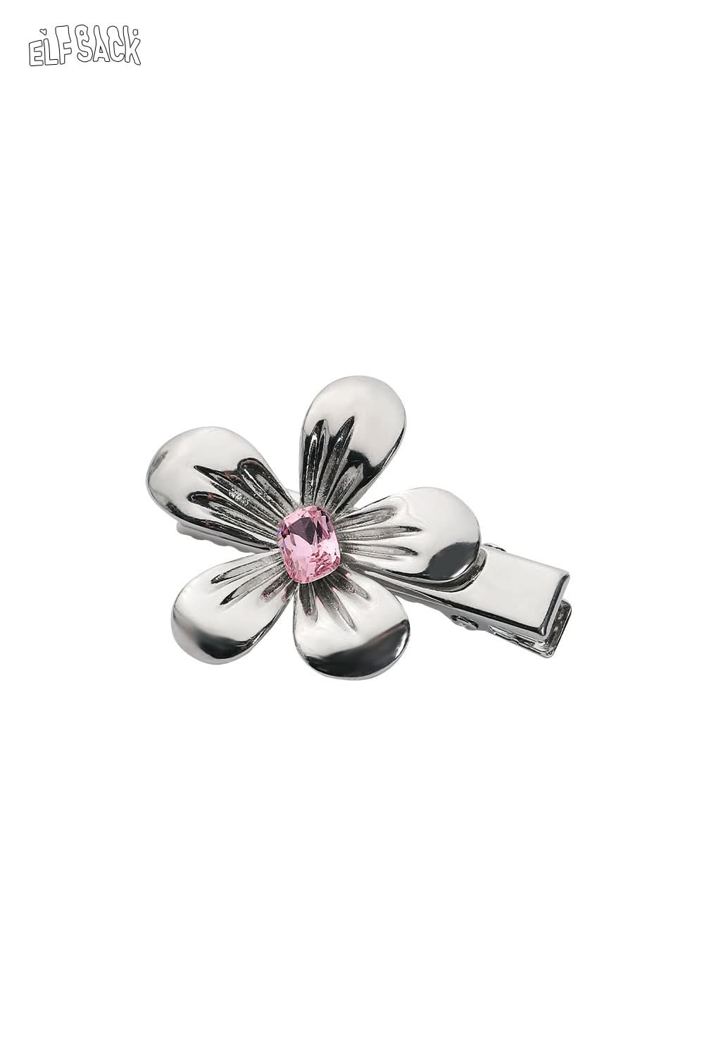 ELFSACK Bow Heart Colourful Diamond Hair Clip