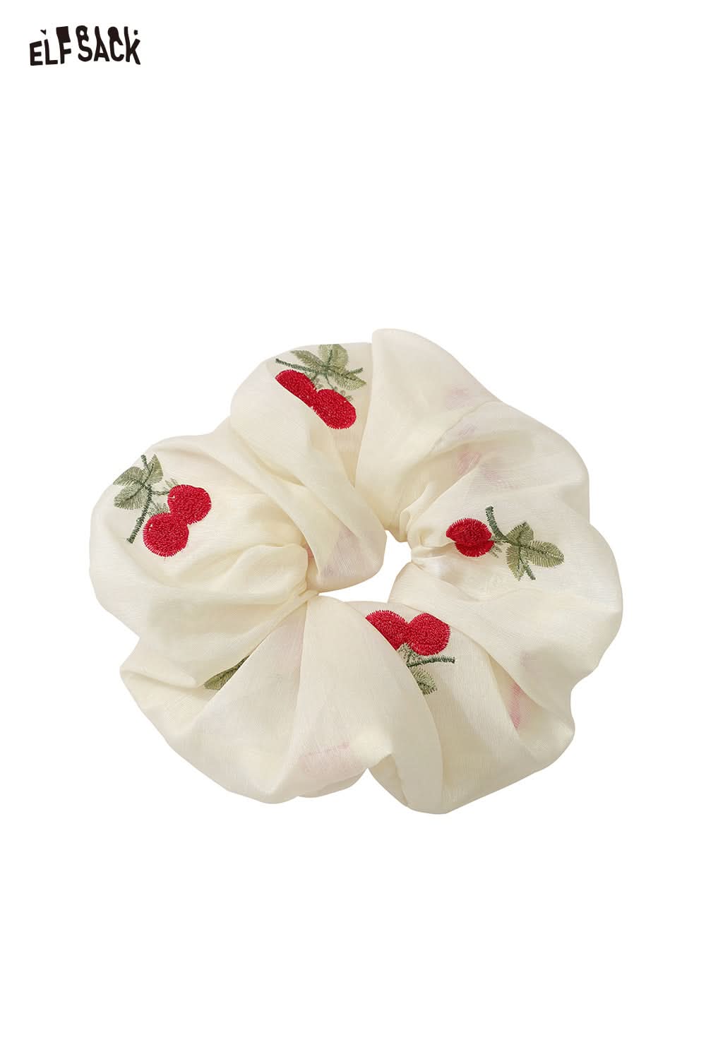 ELFSACK Cherry Large Intestine Hair Ring