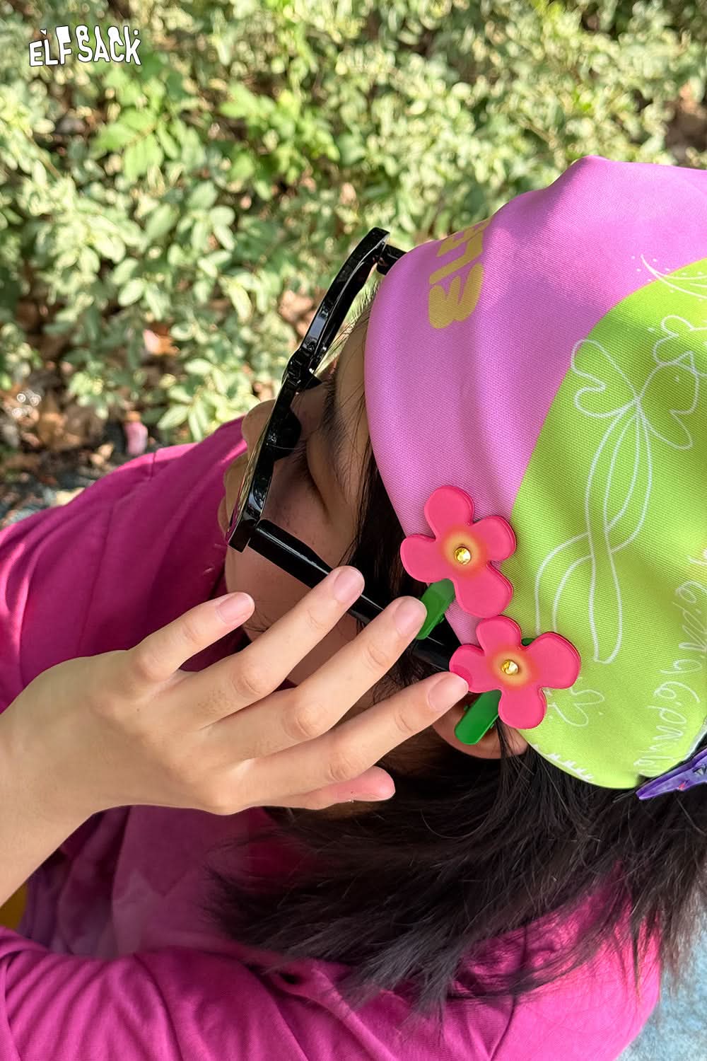 ELFSACK Dopamine Flower Hair Clip