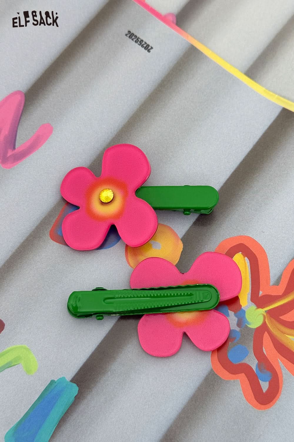 ELFSACK Dopamine Flower Hair Clip