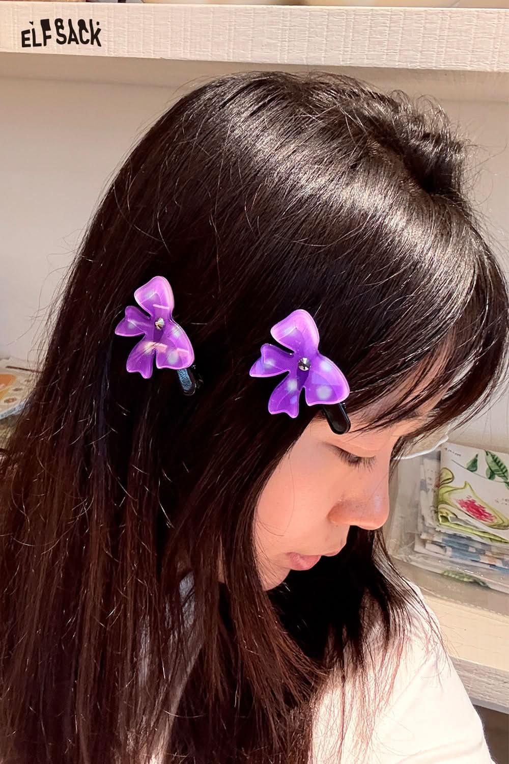 ELFSACK Dopamine Flower Hair Clip