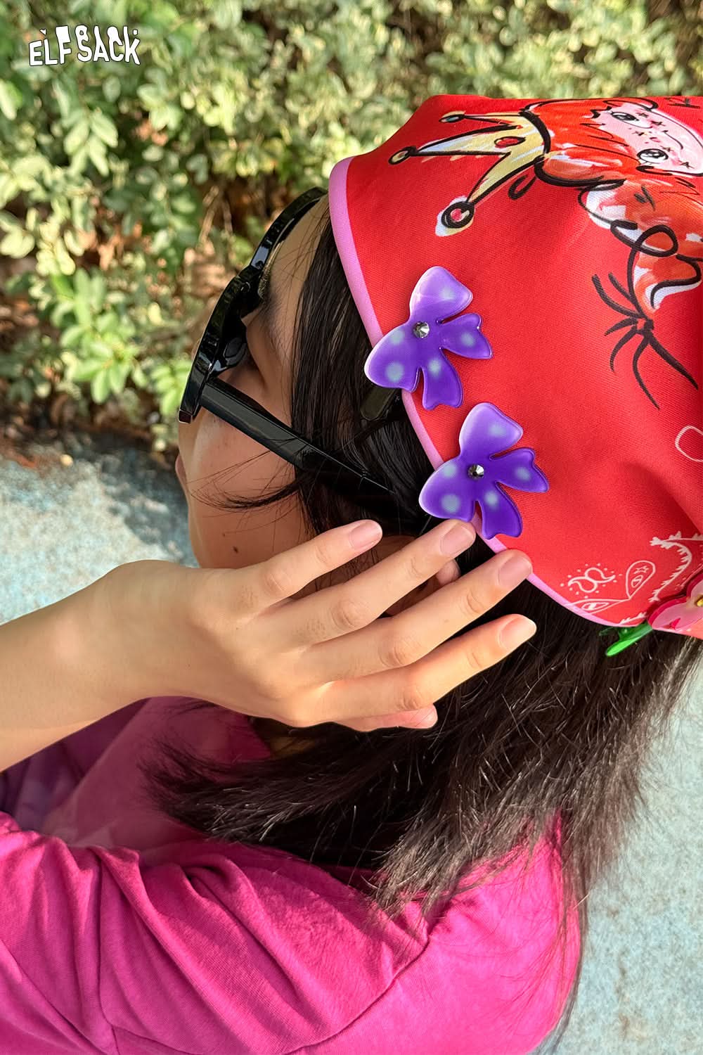 ELFSACK Dopamine Flower Hair Clip