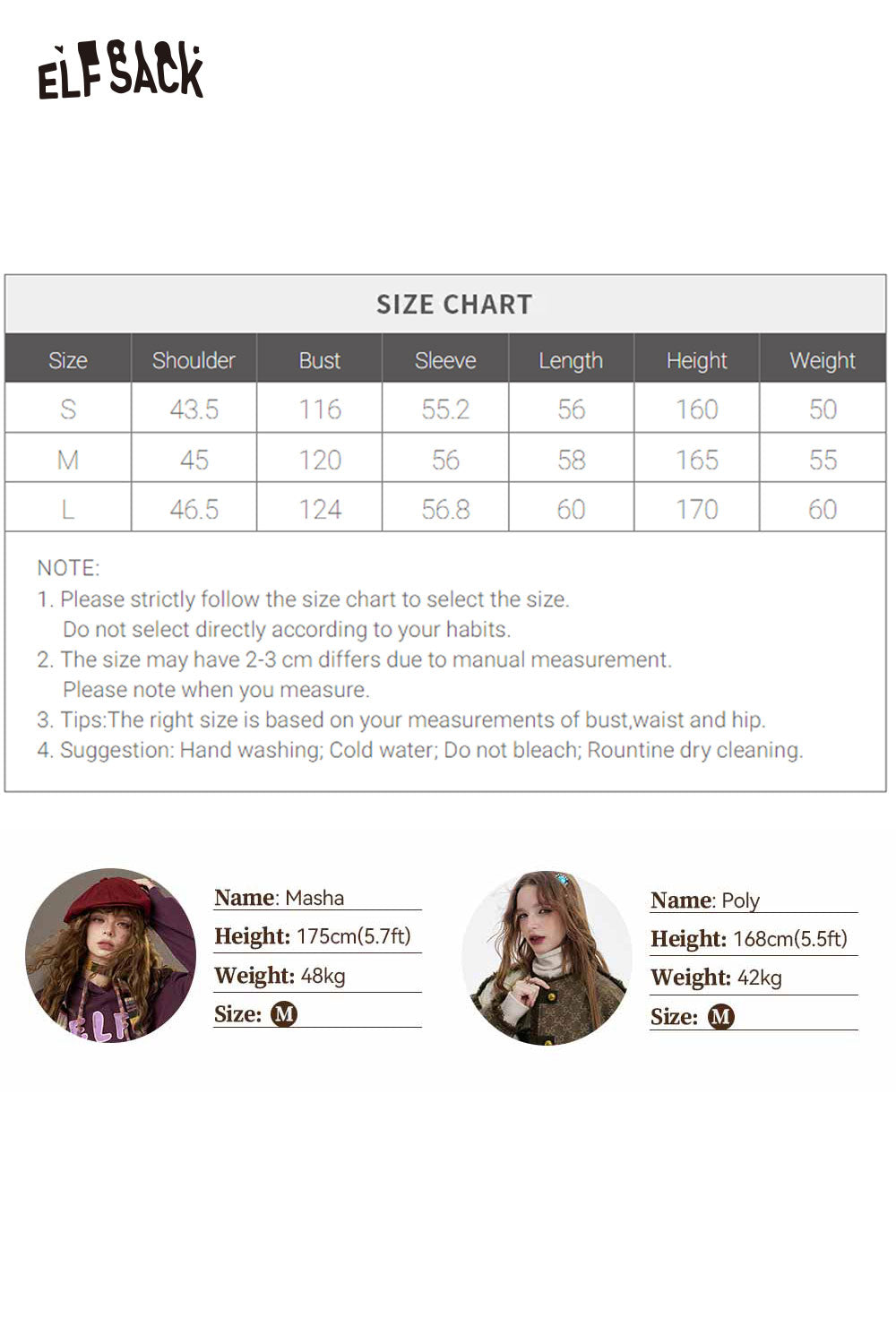 ELFSACK Cute faux wool jacket for women with adjustable fit and stylish design, perfect for winter fashion