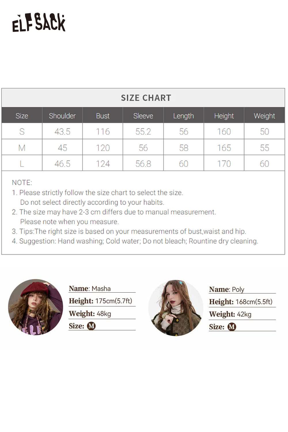 ELFSACK Cute faux wool jacket for women with adjustable fit and stylish design, perfect for winter fashion