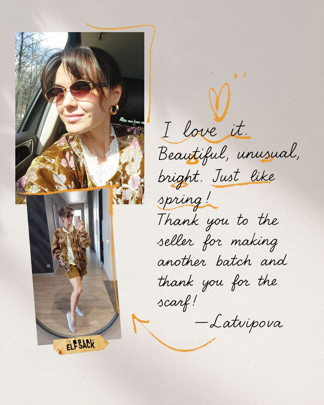 Model wearing plus size floral velvet bomber jacket from ELFSACK, showcasing vibrant colors and floral design