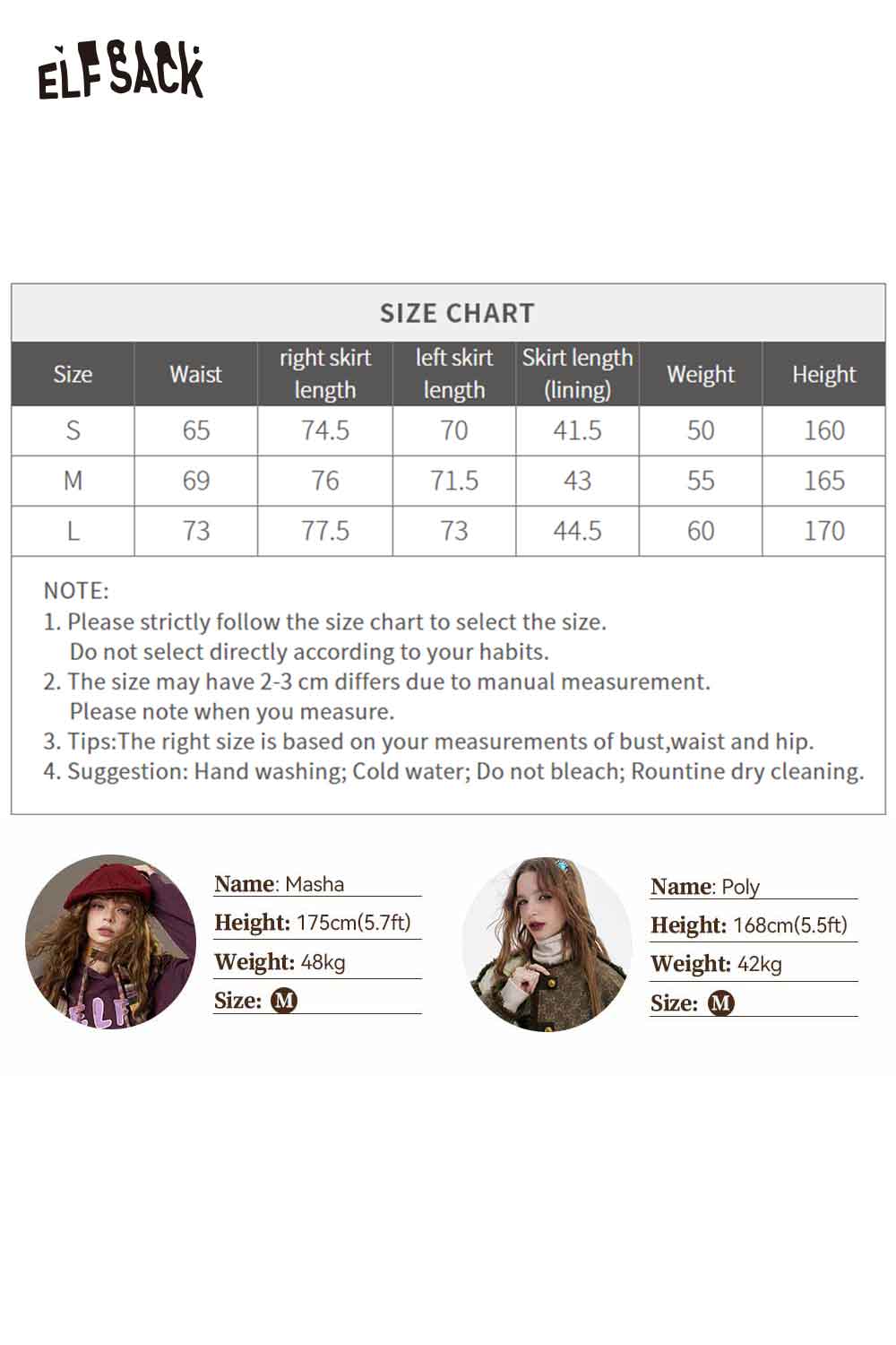 ELFSACK plaid long dress for women with a stylish and comfortable design for casual wear