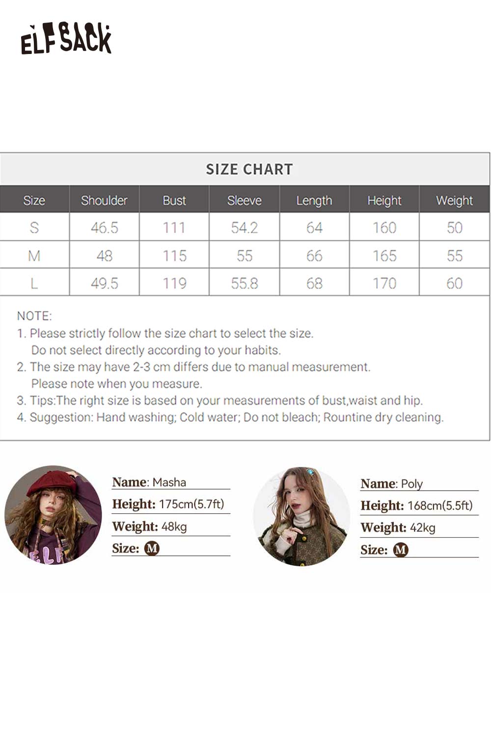 ELFSACK PU leather faux fur collar jacket in stylish design, perfect for colder weather and trendy outfits