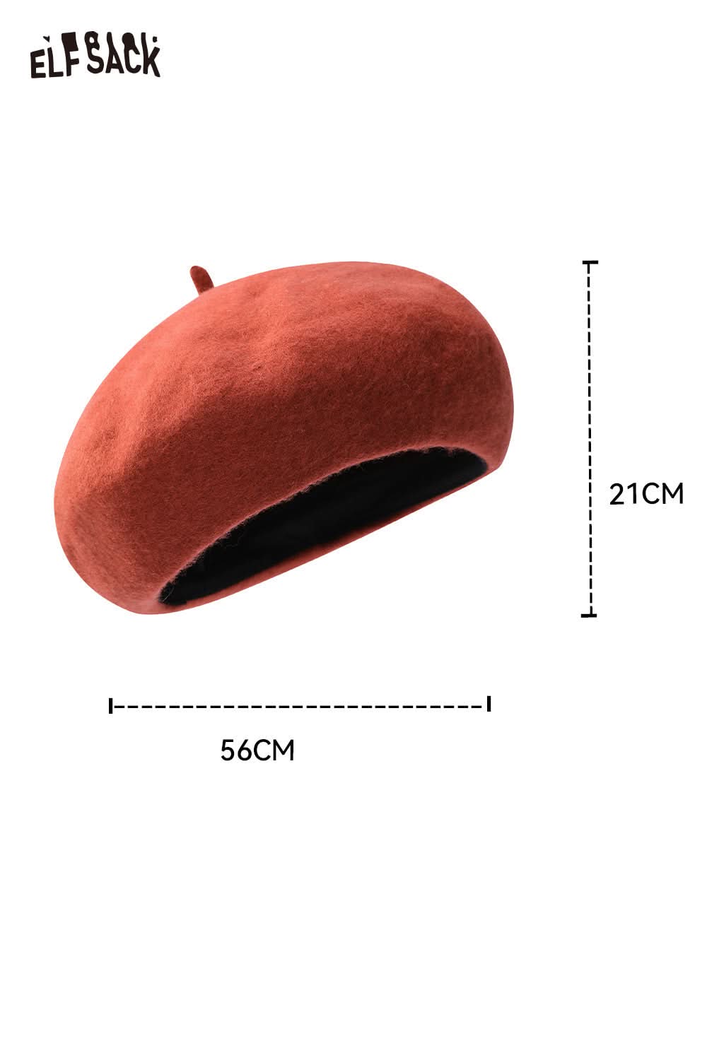 Soft pumpkin beanie for women in orange with a cozy design and stylish shape