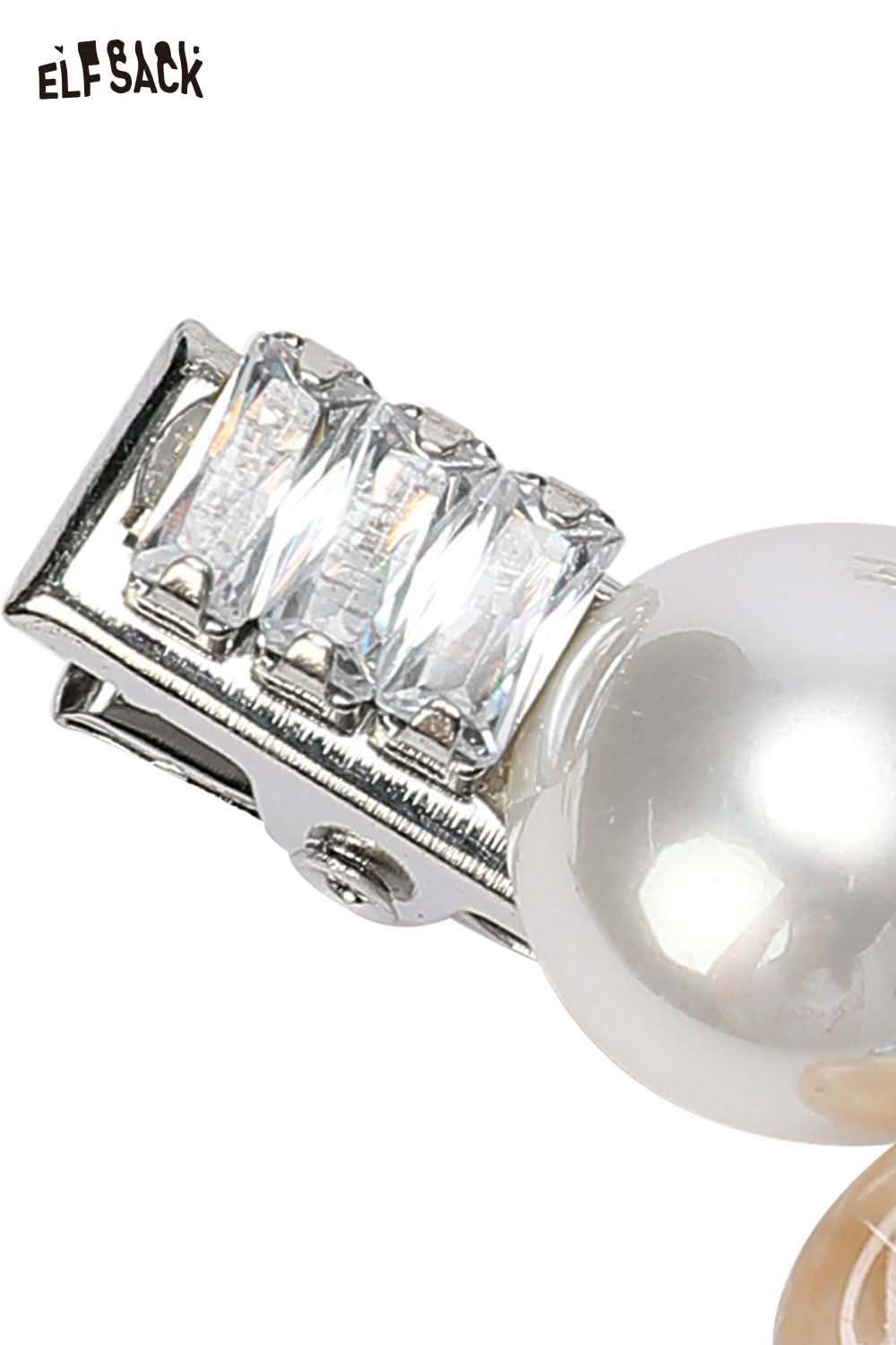 ELFSACK starfish pearl hairpin featuring elegant pearls and sparkling gemstones for stylish hair accessories