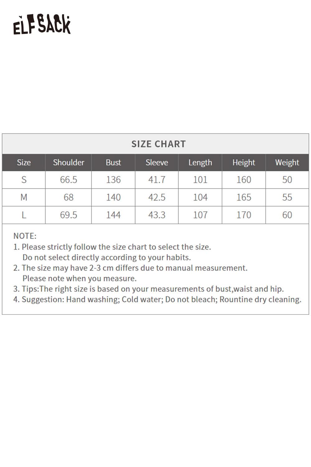 ELFSACK women's striped wool coat showcasing a chic design and cozy warmth for winter fashion