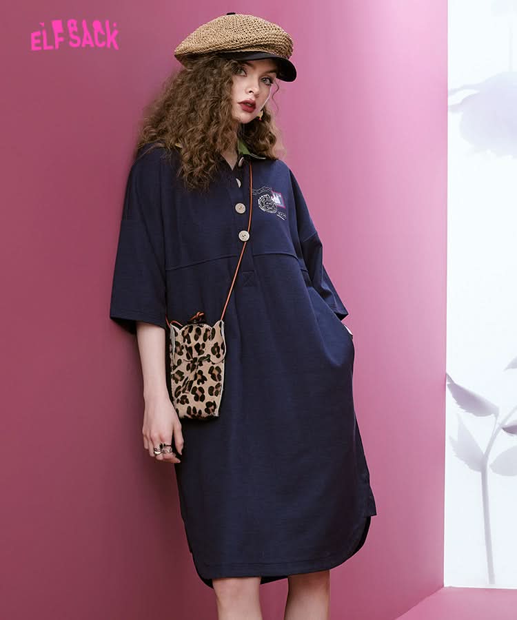 ELFSACK Polo T-shirt Dresses