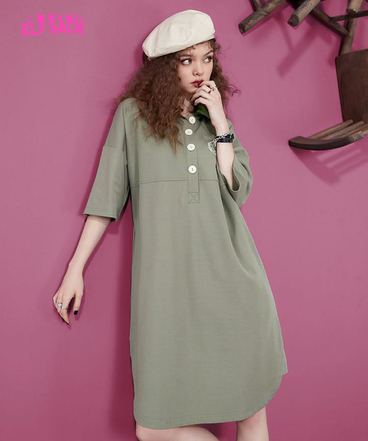 ELFSACK Polo T-shirt Dresses