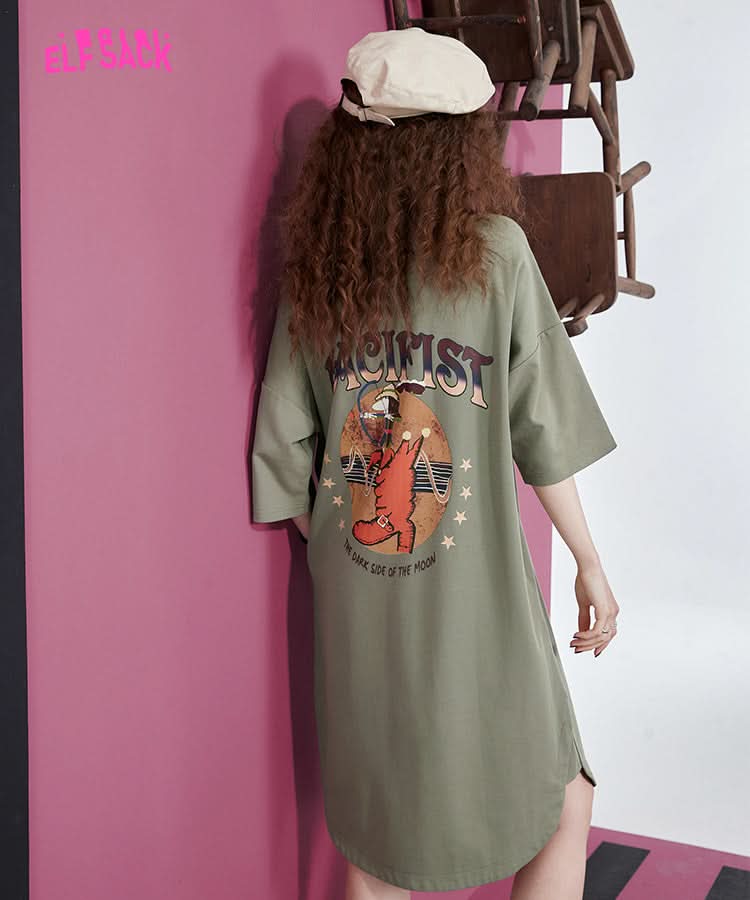 ELFSACK Polo T-shirt Dresses