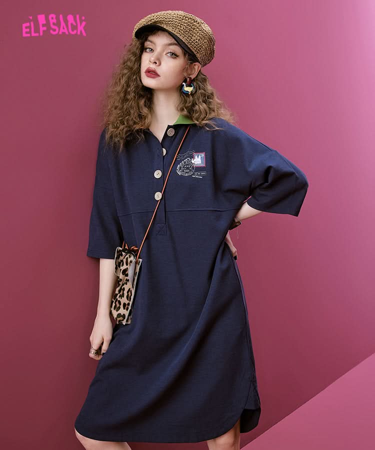 ELFSACK Polo T-shirt Dresses
