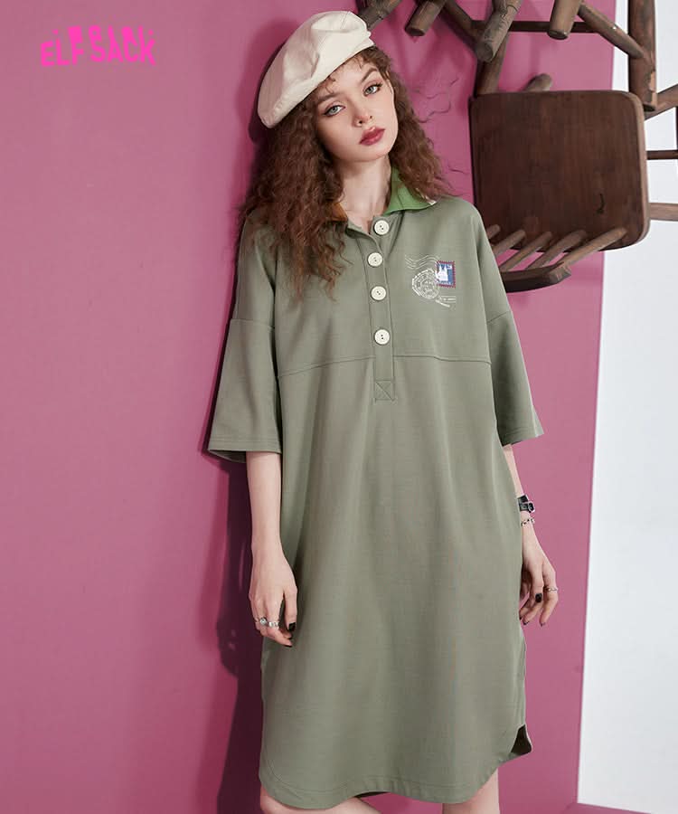 ELFSACK Polo T-shirt Dresses