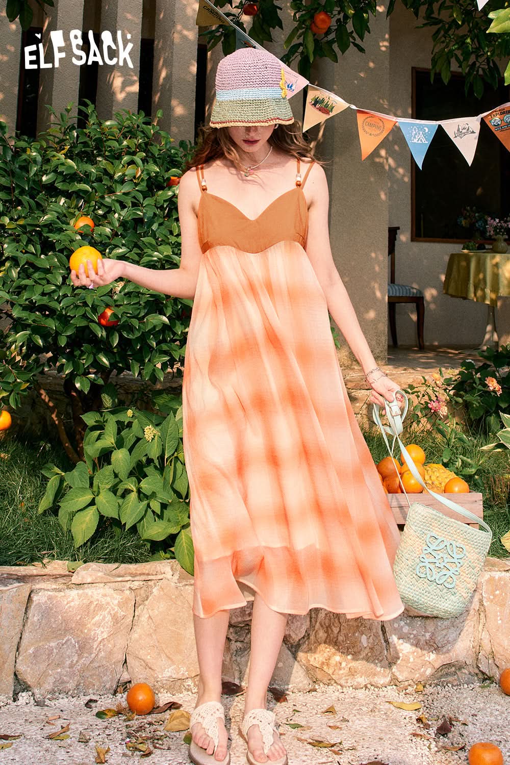 ELFSACK Utility Romance Romper