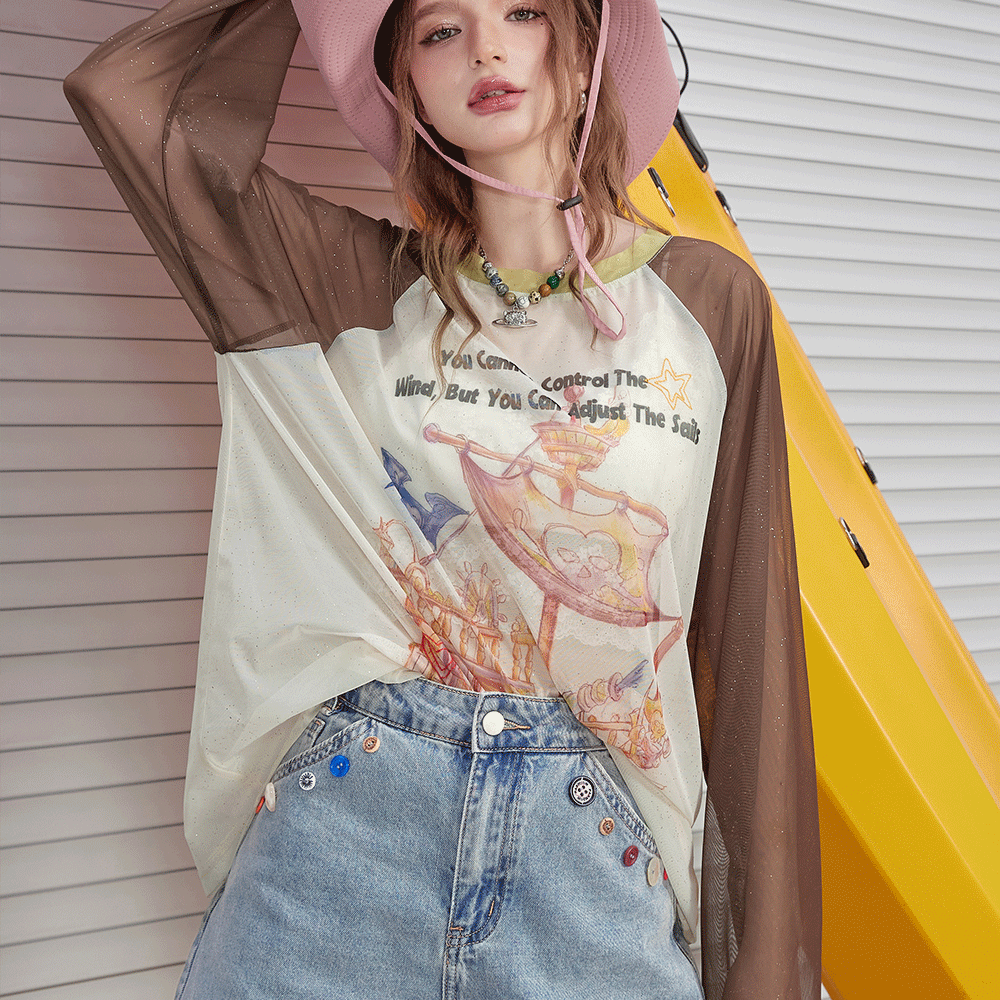 
                  
                    ELFSACK 2024 Summer New Arrivals High waisted A-line washed denim jeans, women's colorful button down brushed shorts
                  
                