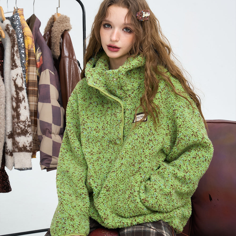 
                  
                    ELFSACK 2024 Winter New Arrivals Colorful plush winter coat women
                  
                