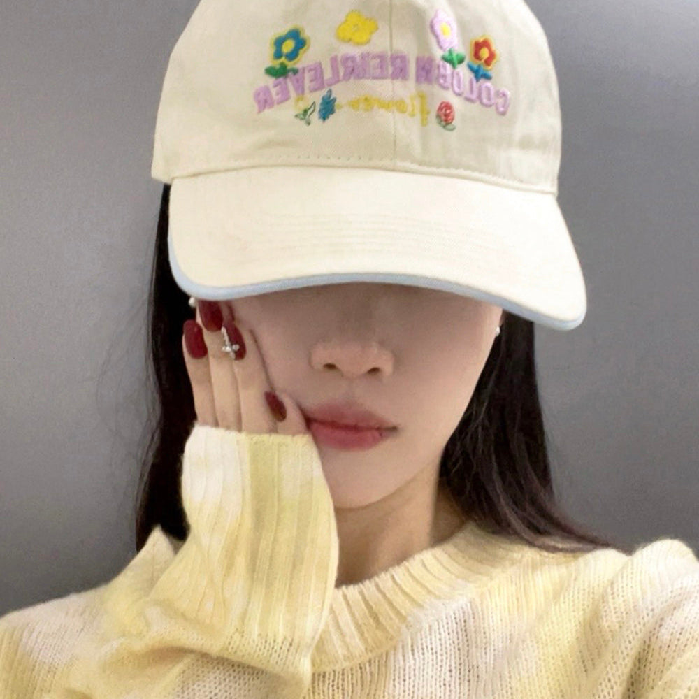 
                  
                    ELFSACK 2025 Spring New Arrivals Y2K Flower Letter Embroidery Cap Women Casual Sports Baseball Cap
                  
                