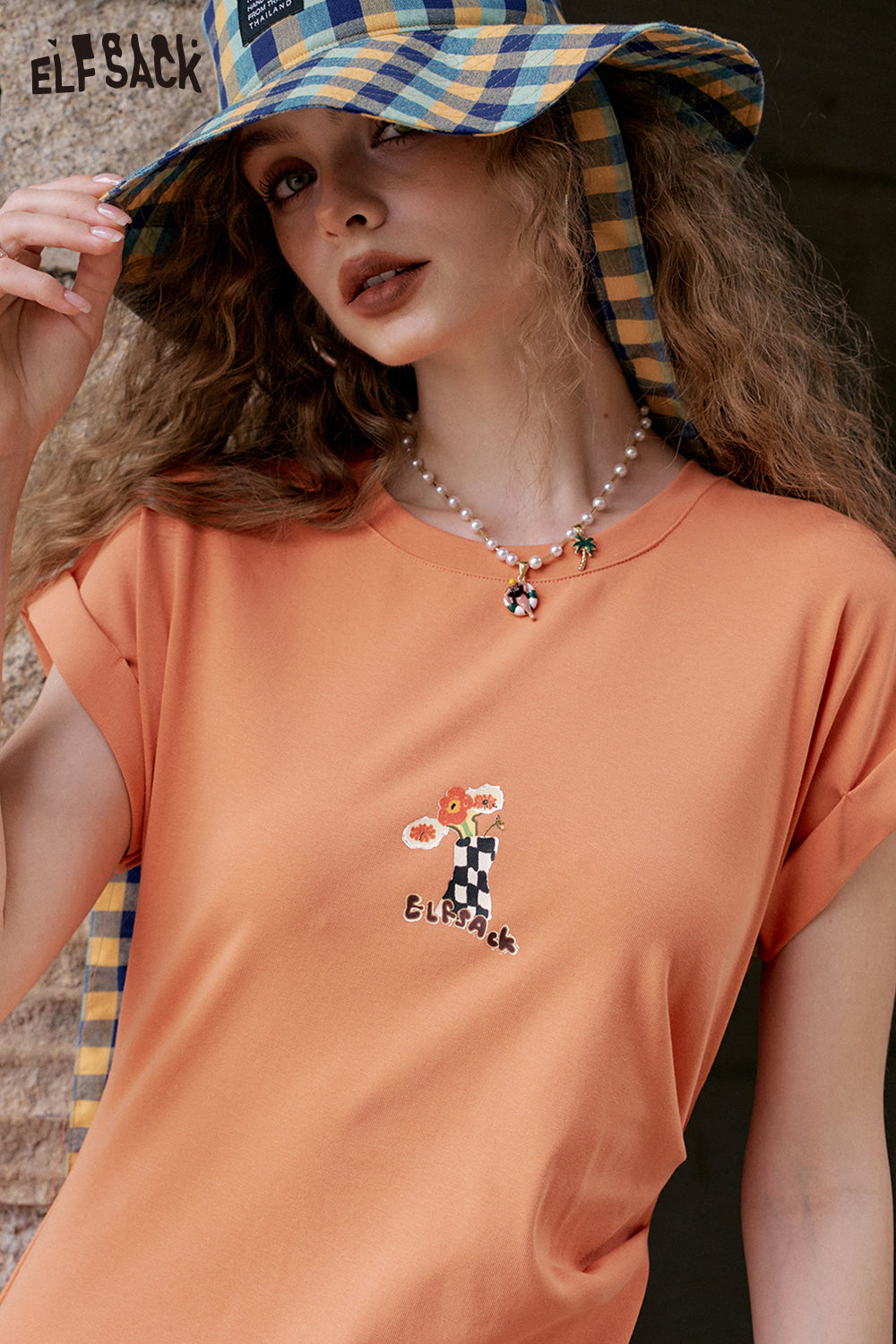 ELFSACK Printed Casual Dress