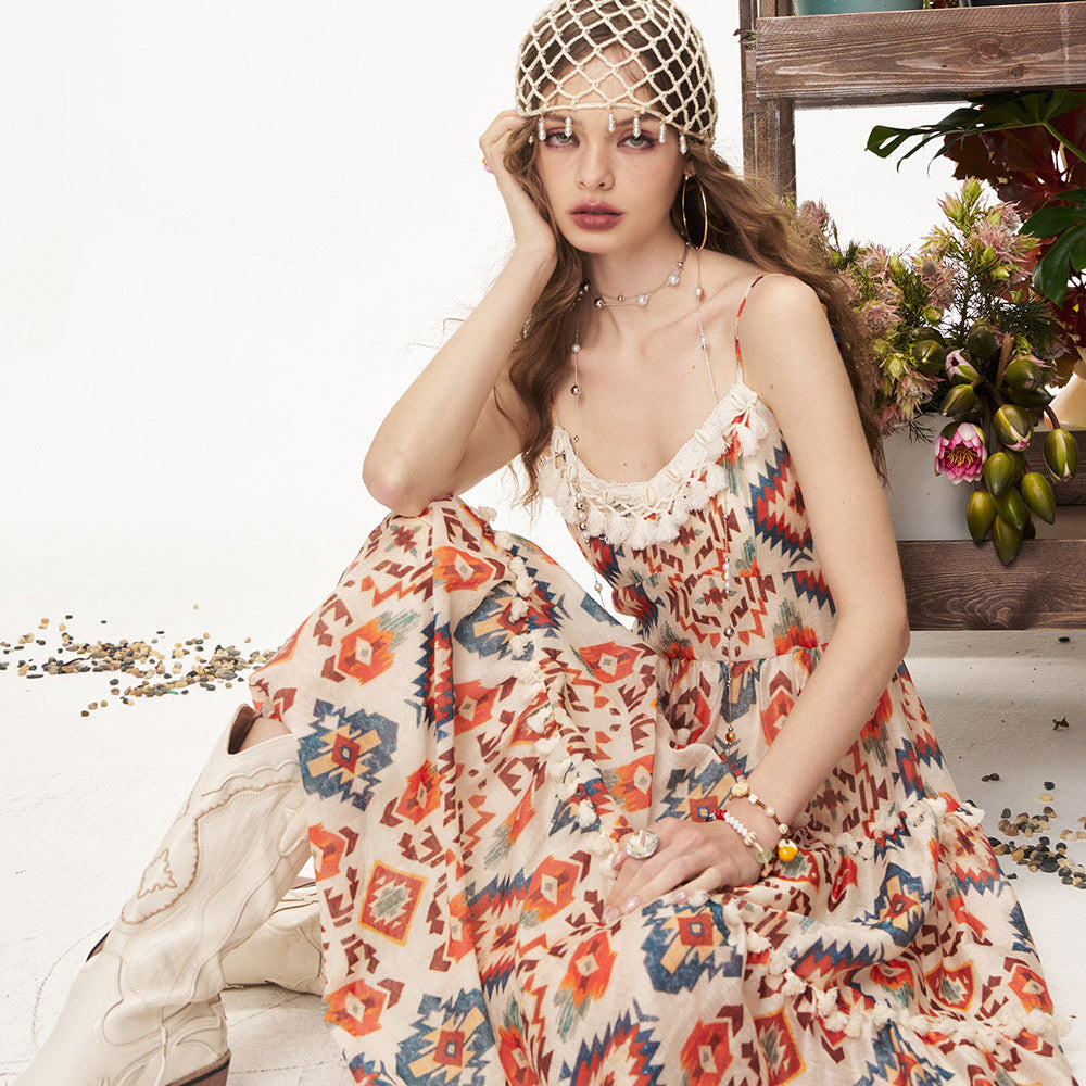 ELFSACK Floral Camisole Chic Dress