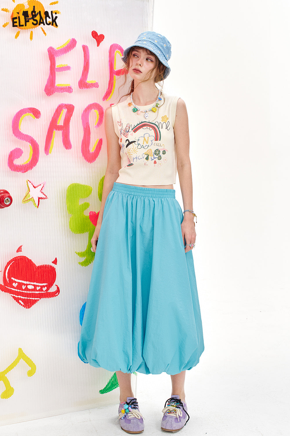ELFSACK High Waisted Skirt
