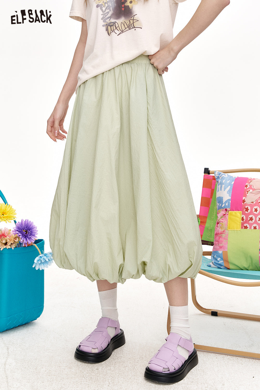 ELFSACK High Waisted Skirt