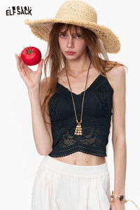 Lace V-Neck Padded Camisole Top