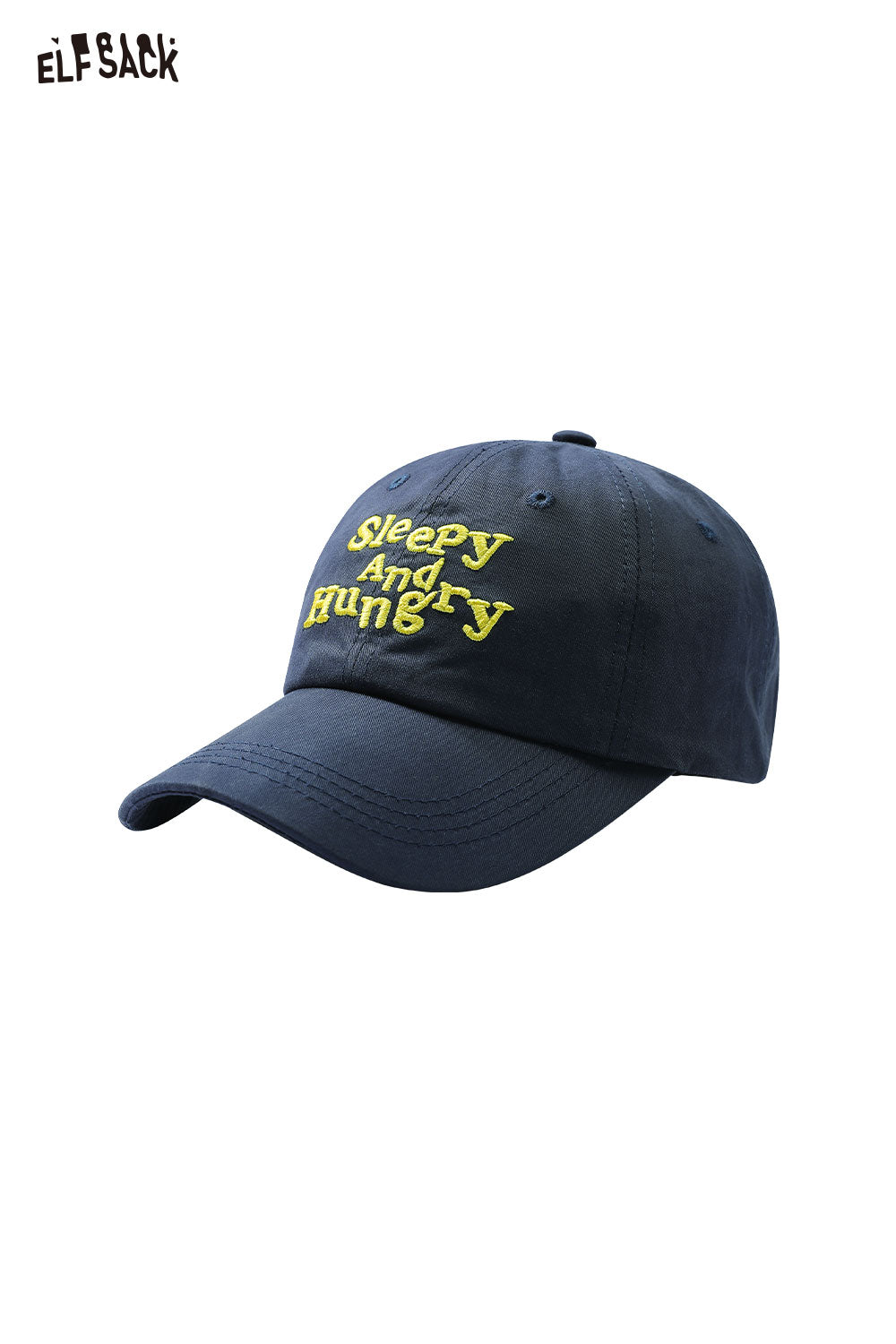 ELFSACK Pink Letters Embroidered Duck Tongue Cap
