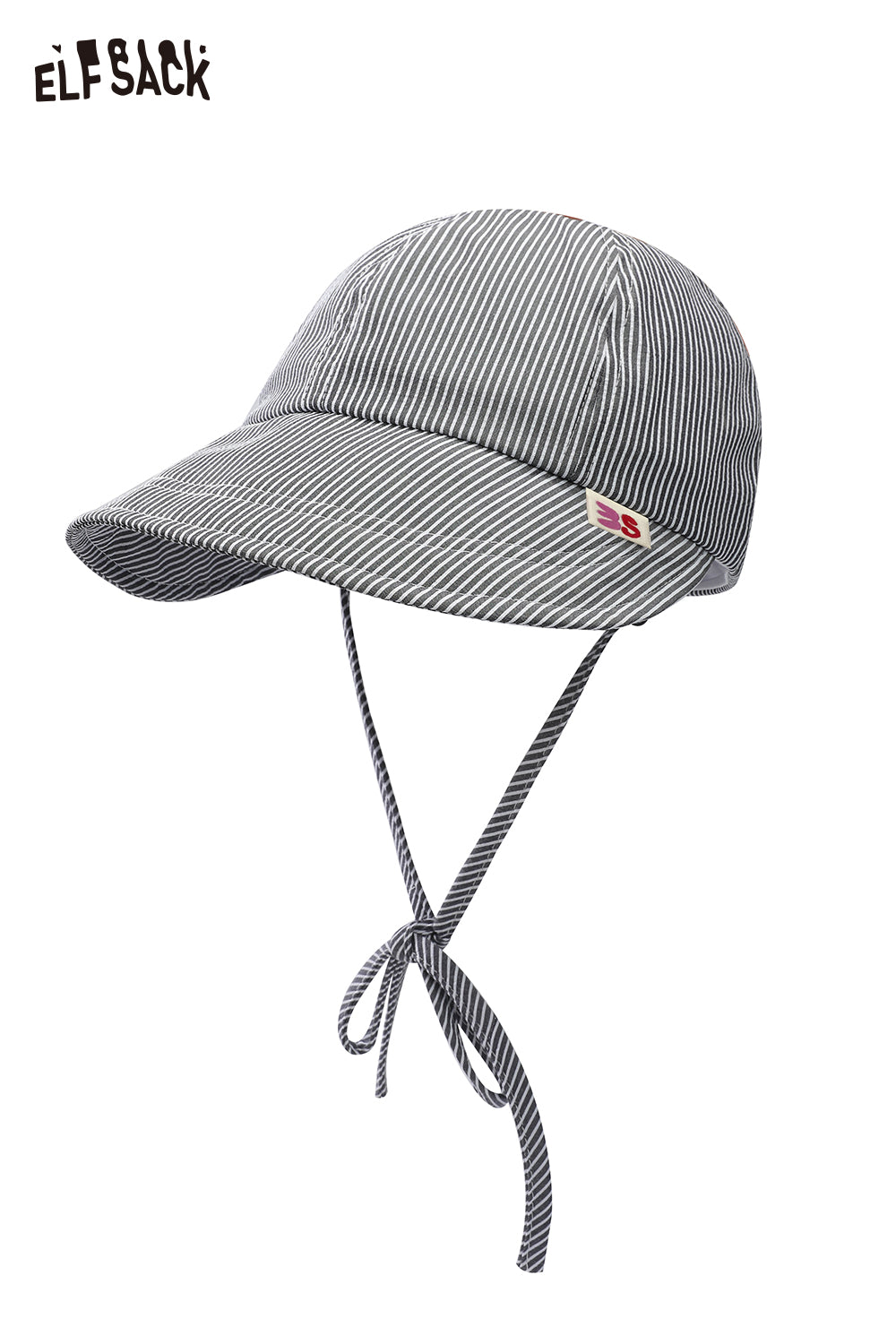 ELFSACK Striped Duck Tongue Fisherman's Cap