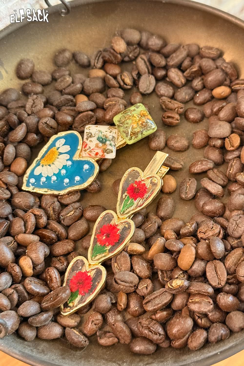 ELFSACK Vintage Flower Hair Clip