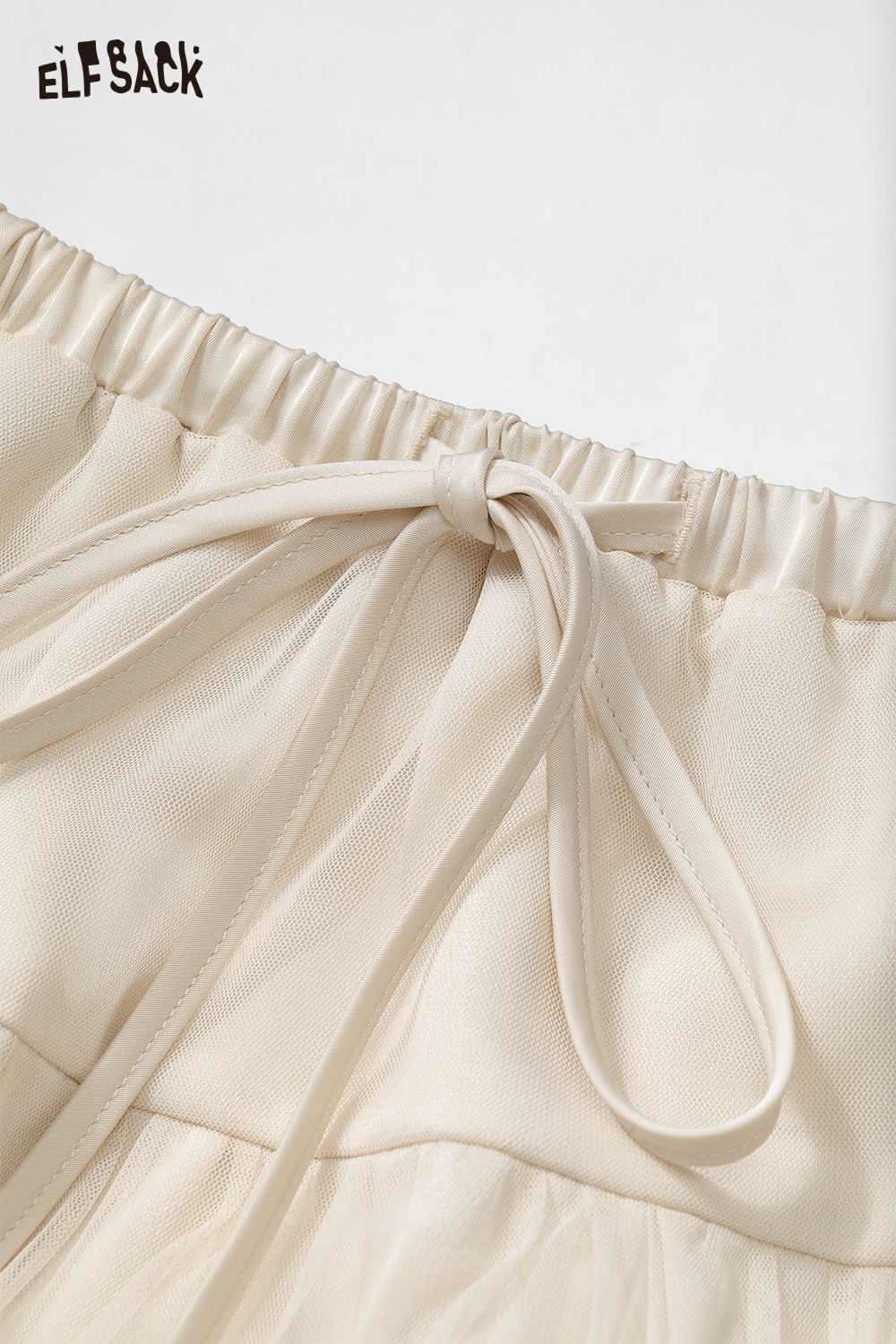 ELFSACK ballerina style tulle skirt with a detailed elastic waistband and bow tie feature