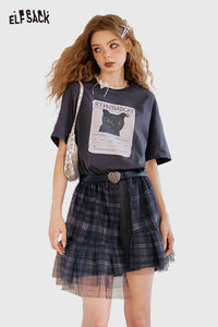 Cute Patchwork T Shirt Dress