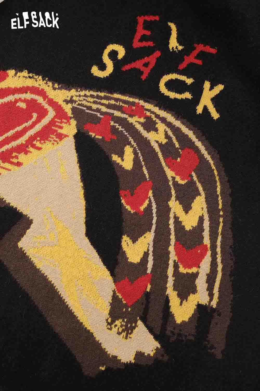 ELFSACK Women's Fake Two Piece Dress Featuring Colorful Heart Graphics and Comfortable Fabric