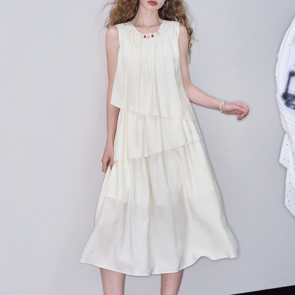 ELFSACK Irregular Casual Dress