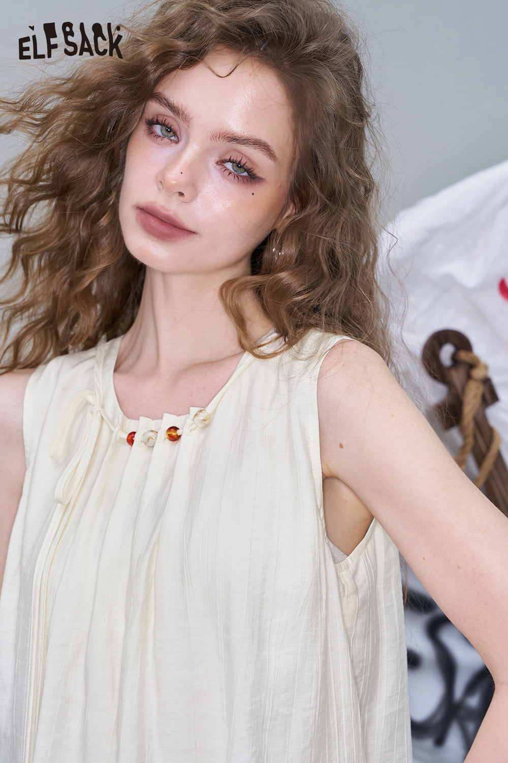 ELFSACK Irregular Casual Dress