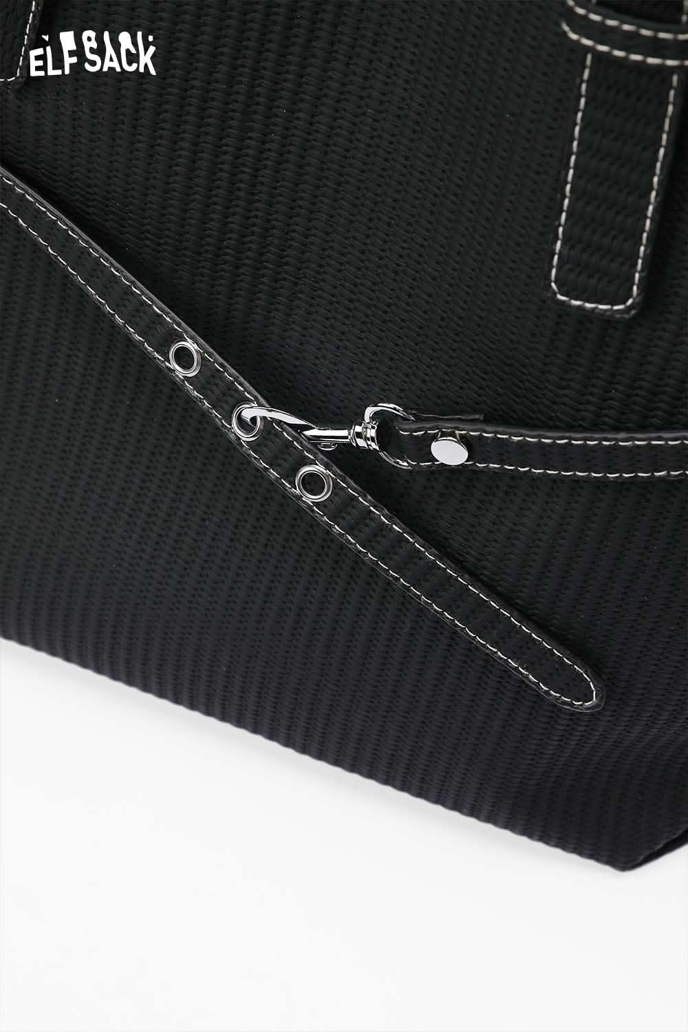 ELFSACK minimalist tote bag for women with a sleek design and zippered compartment