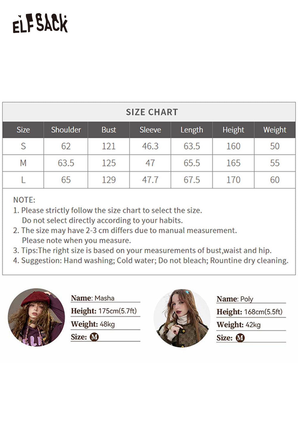 ELFSACK plaid faux wool jacket for women in stylish design, perfect for fall and winter wear