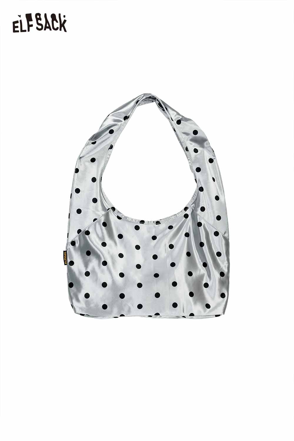 ELFSACK Polka Dot Satin Large Capacity Tote Bag