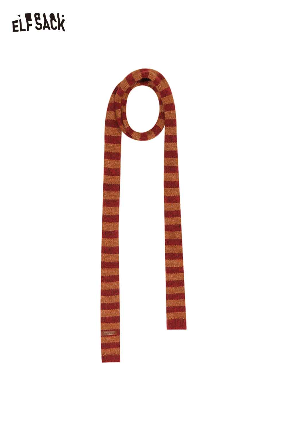 Soft striped scarf for women in warm tones, perfect for adding style to any outfit